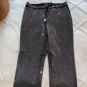 I.Am.Gia- black rhinestone party pants